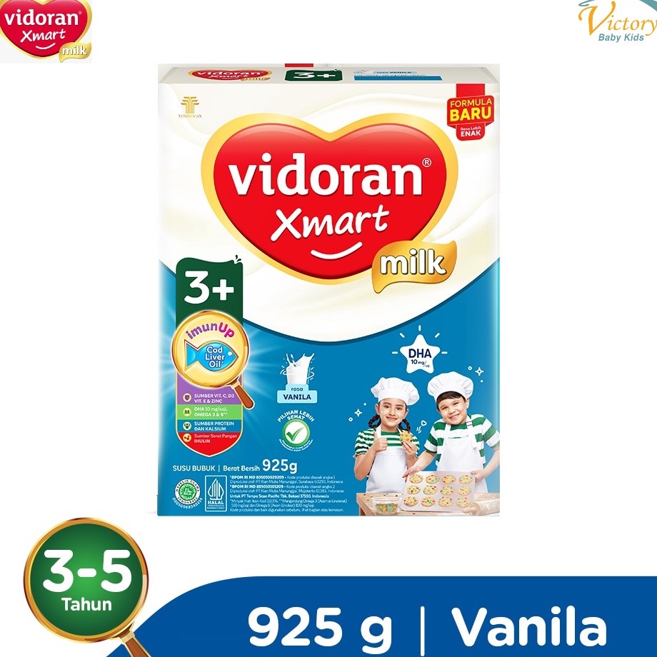 Grosir Populer  Vidoran Xmart 3 All Variant 925gr Susu Formula Pertumbuhan Anak 35 Tahun