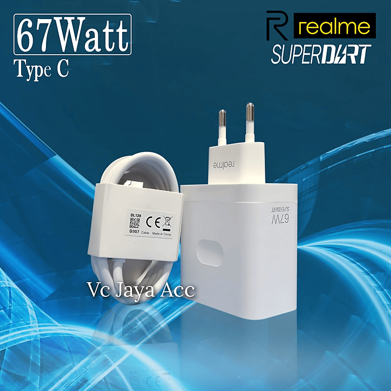 Charger Casan Realme 67W Original SUPERDART TYPE C
