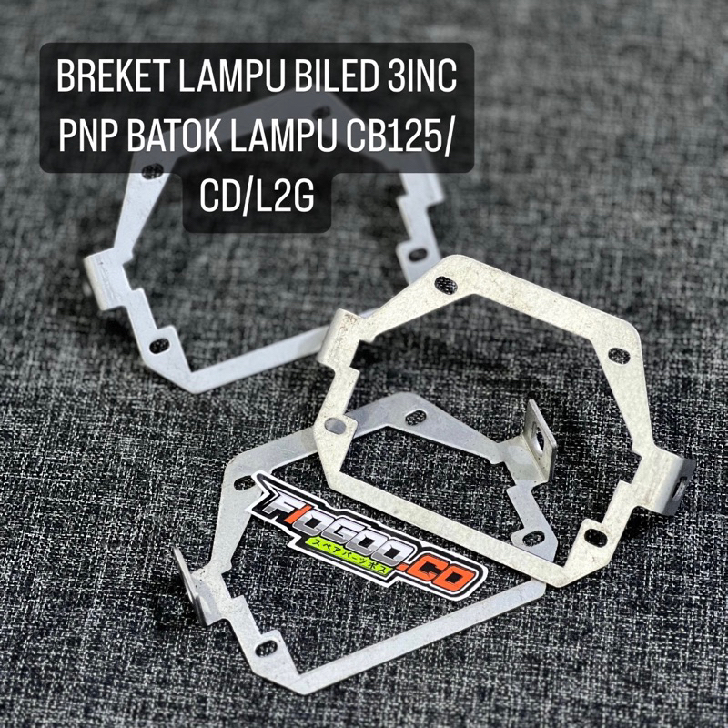 BREKET LAMPU BILED 3INCH PNP BATOK CB125 CD YL L2G DUDUKAN LAMPU BILED 3INC BATOK CB125 PANGKON LAMP