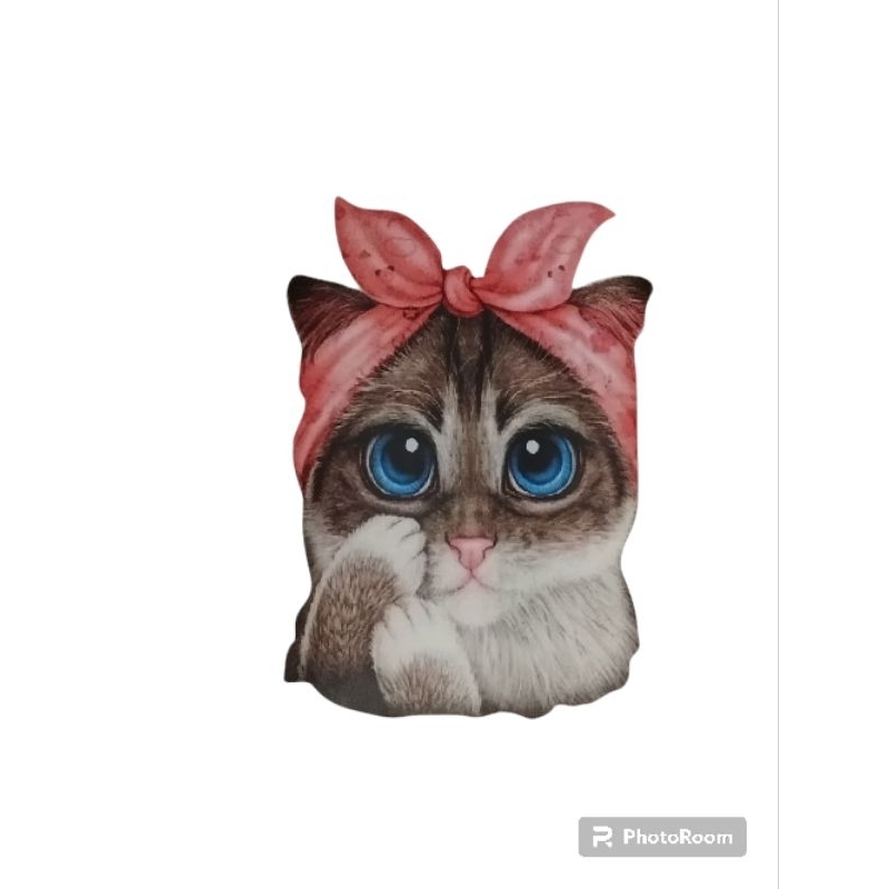 

Jaysen - Stiker DTF Sablon setrika Stiker Gambar Kucing Meong