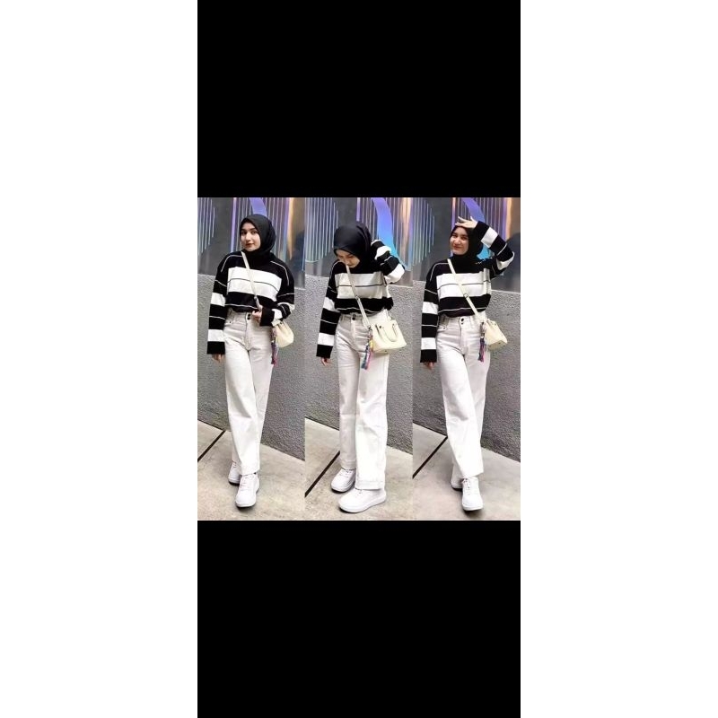 baju rajut wanita kekinian.