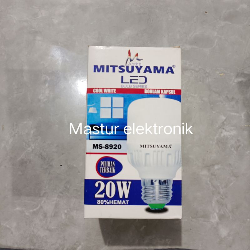 BOHLAM LAMPU LED MITSUYAMA 20W 20 WATT ORIGINAL