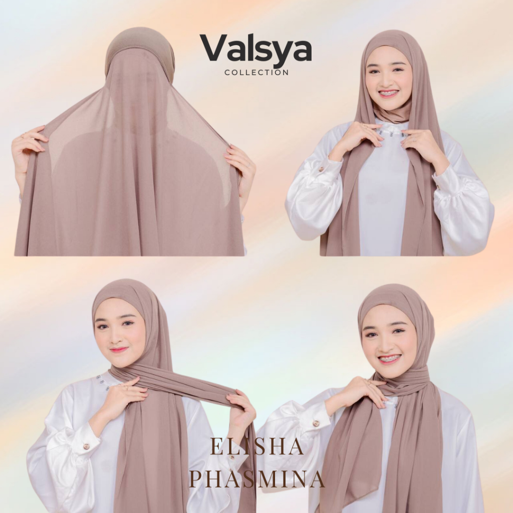 Hijab Pashmina Inner 2in1 / Valsya - Jilbab Pashmina Inner 2in1
