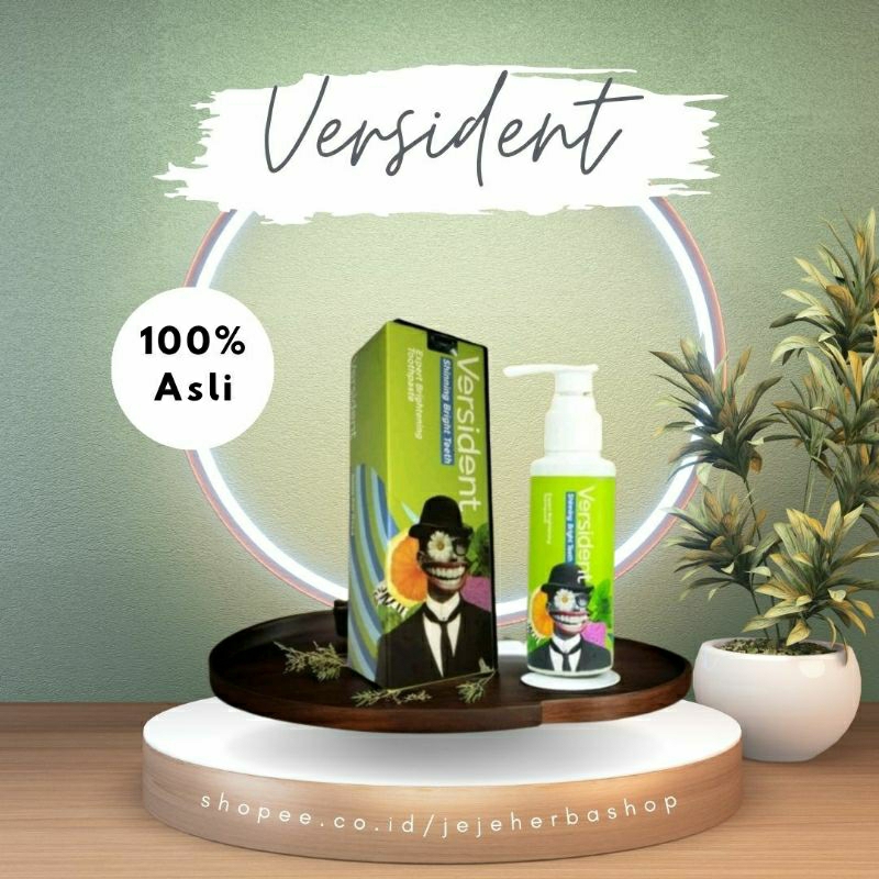 Pasta gigi VERSIDENT Bright teeth pasta gigi ekstrak pemutih
