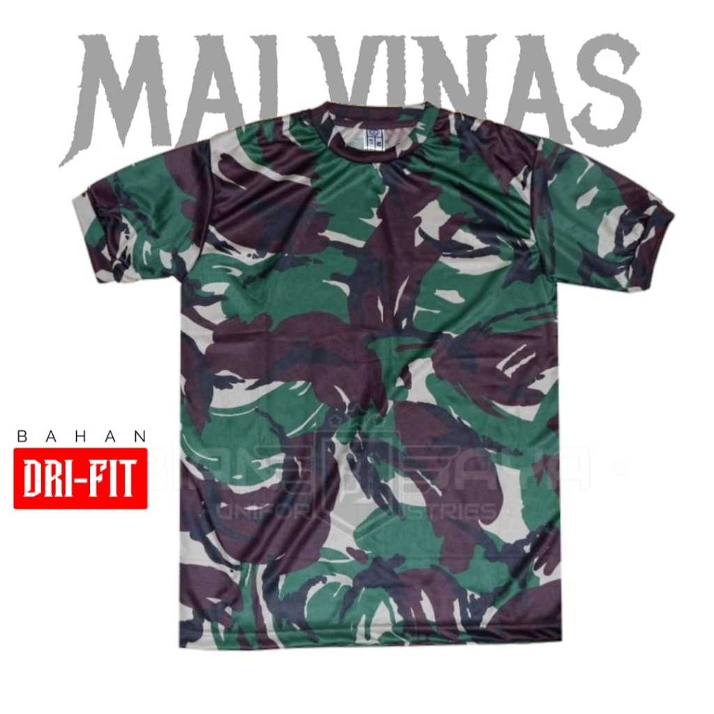 Kaos loreng tni ad terbaru lengan panjang bahan jersey