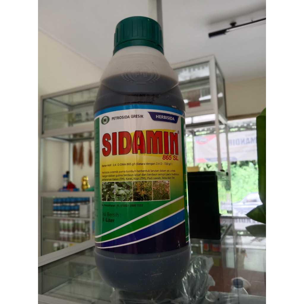 HERBISIDA SIDAMIN 865SL|HERBISIDA SITEMIK SELEKTIF PURNA TUMBUH