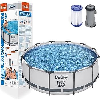 Bestway 56416 Kolam Renang Steel Pro 366 CM + Filter