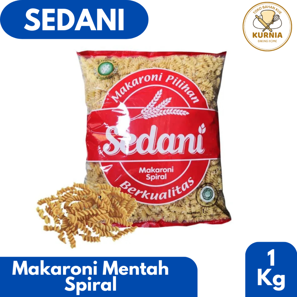 

SEDANI MAKARONI MENTAH SPIRAL 1 KG