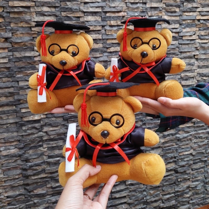 Boneka Wisuda Komplit Kacamata | Kado Wisuda | Hadiah Wisuda | Kado Sidang | Kado Yudisium | Kado Wi