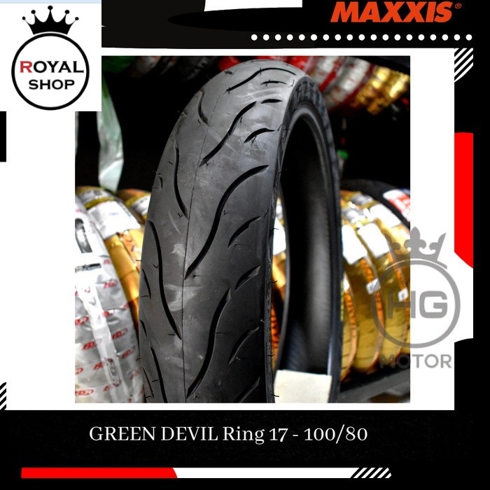 Ban Maxxis Green Devil 100/80 Ring 17 TL