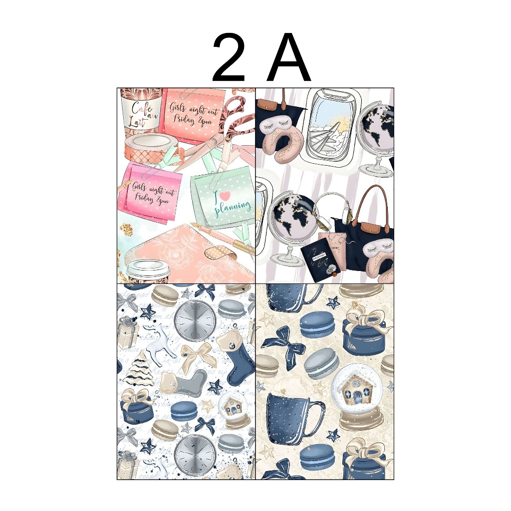 

Scrapbook Papper - Kertas Vintage - Kertas Dekorasi