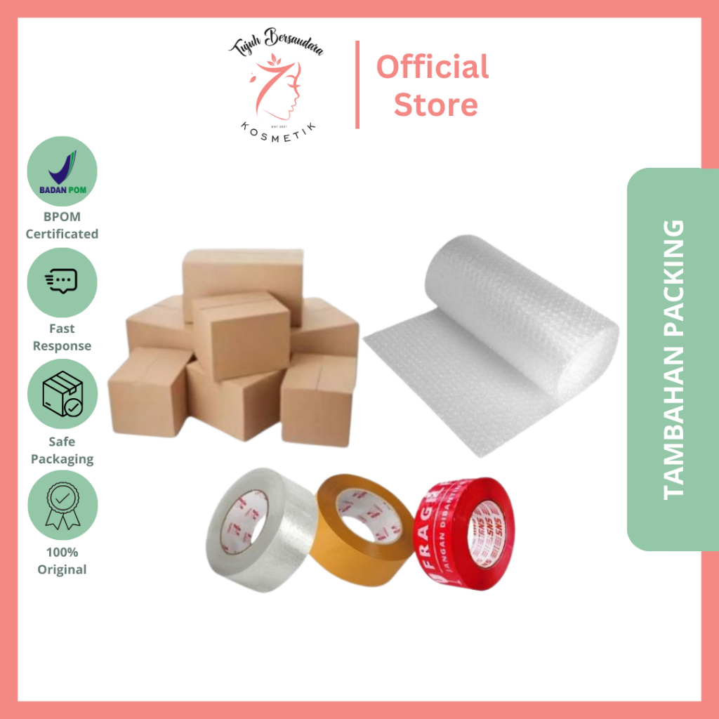 

Bubble Wrap | Dus | Lakban Tambahan Packing Agar Paket Aman