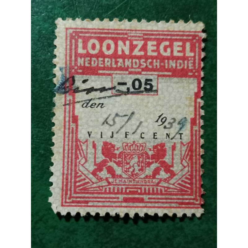 

Ned Indie Loonzegel 5 Cent Used bekas