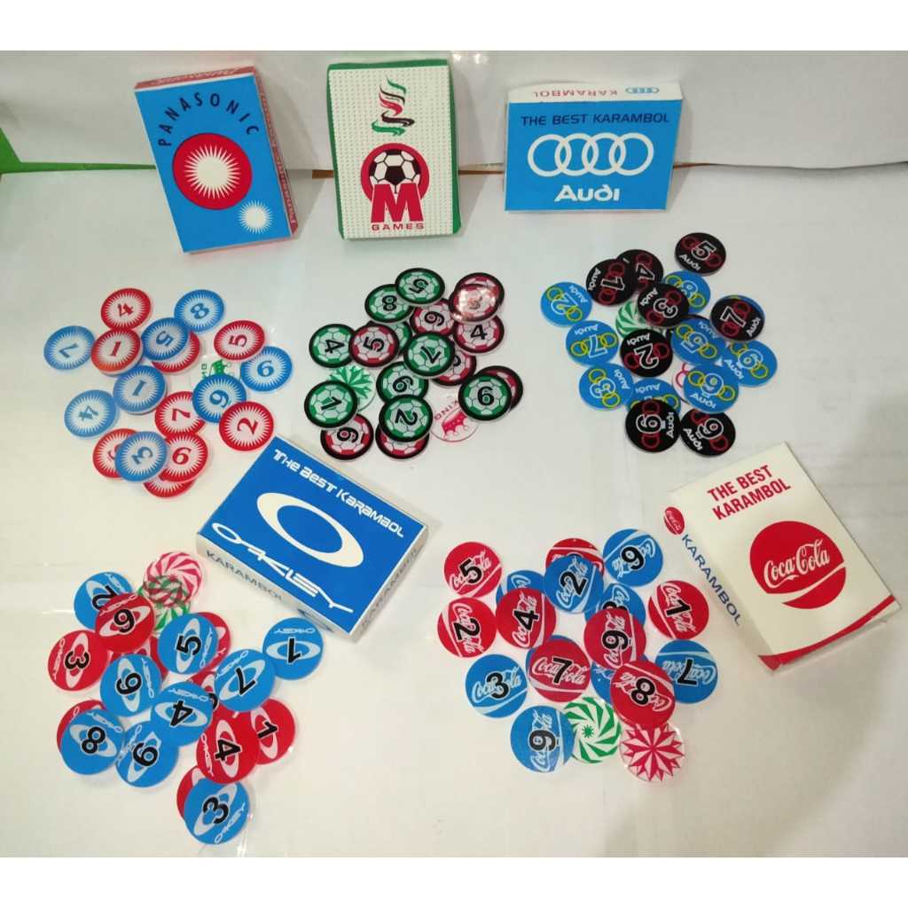 Biji Karambol Mika Murah / Coin Karambol