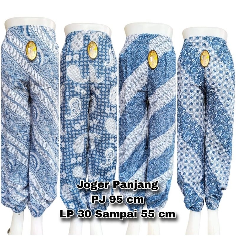 Joger Panjang Batik Wanita Batik Modern Joger dua layer Kantoro