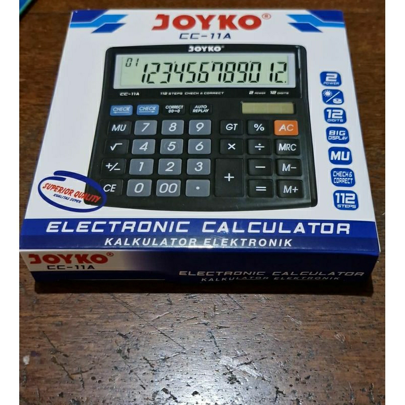 

KALKULATOR 12 DIGITS JOYKO CC-11A / CALCULATOR CC11A JOYKO