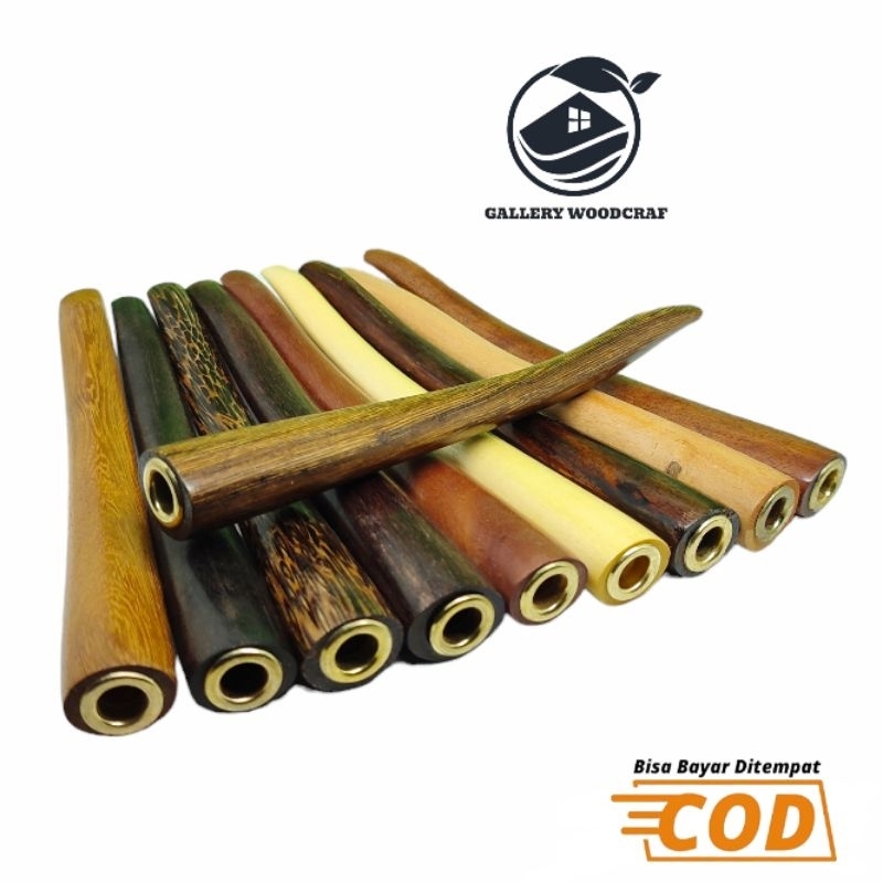 Once Pipa Super Premium Motif Duyung Panjang 13-15cm Kayu langka