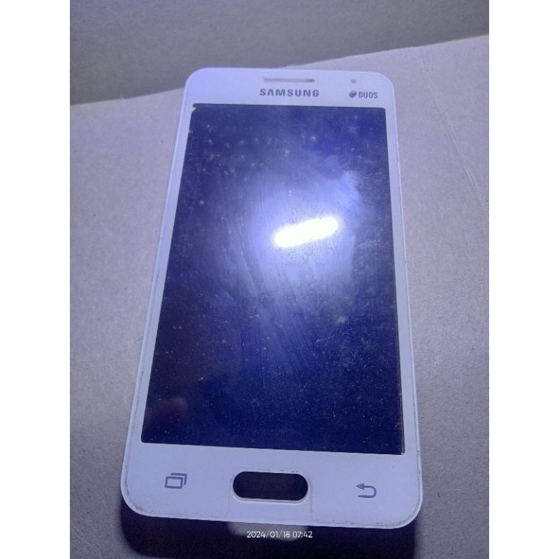 LCD TS SAMSUNG CORE 2 DUOS MINUS ADA BERCAK PUTIH COPOTAN