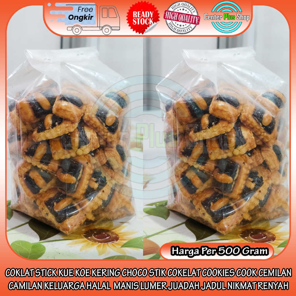 

Kue Stick Cokelat Roti Rasa Coklat Steck Stik Kering Choco Lezat Isi 500gram Gram Koe Manis Rapuh Cemilan Renyah Makanan Ringan Cookies Cook Jajanan Imlek Hari Raya Idul Fitri Kumpul Keluarga Snack Ciki Jajan Pilus Vilus Snacky RDS4