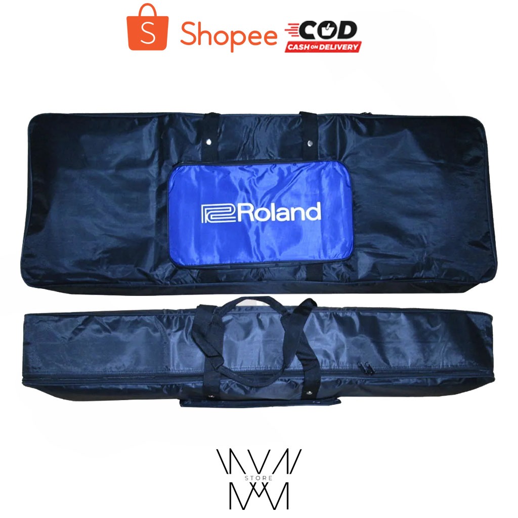 Roland Tas keyboard piano softcase keyboard Roland - Biru