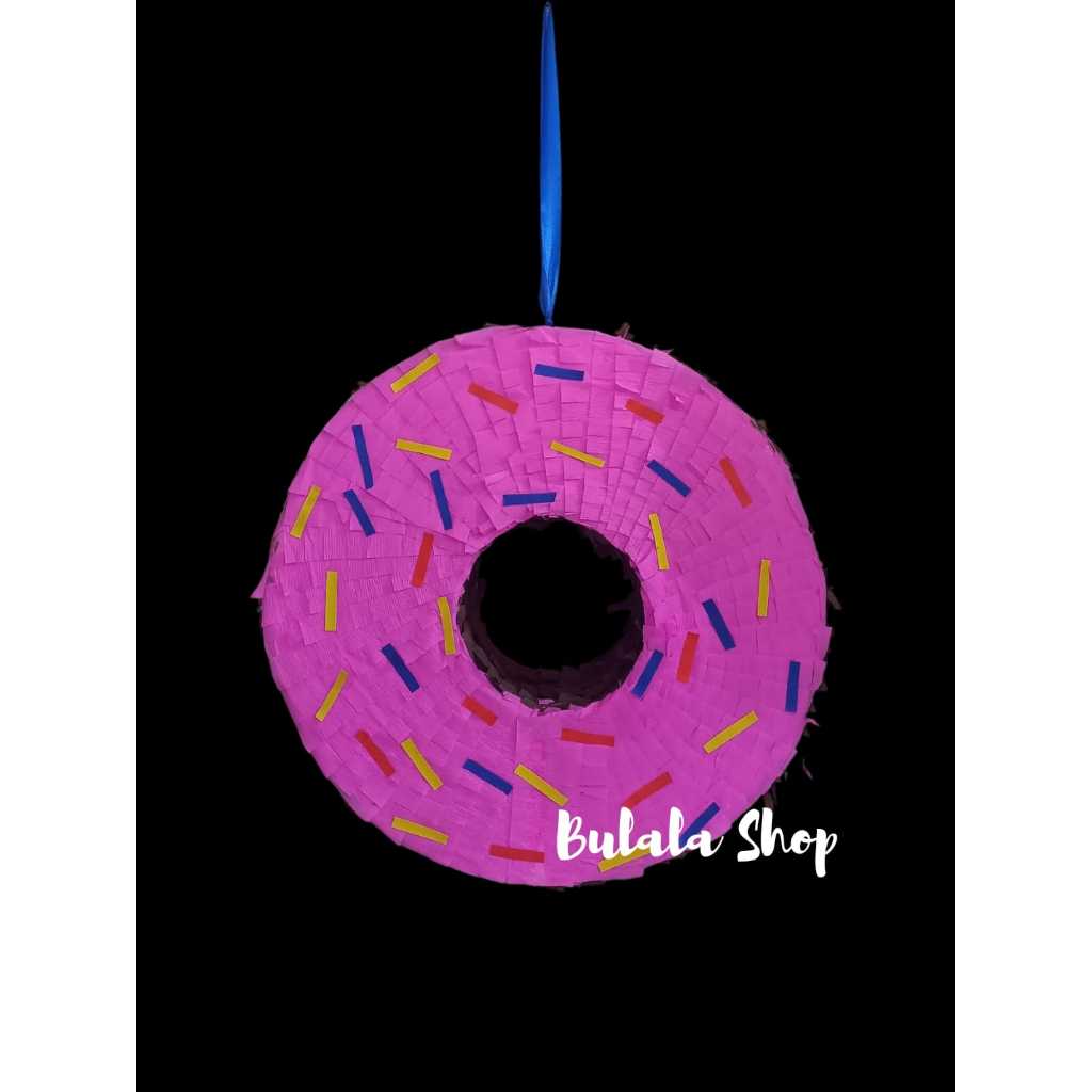 Pinata Pukul / Pinata Tarik Karakter Ulang Tahun Motif Donat Meses Warna - Warni ( Custom )