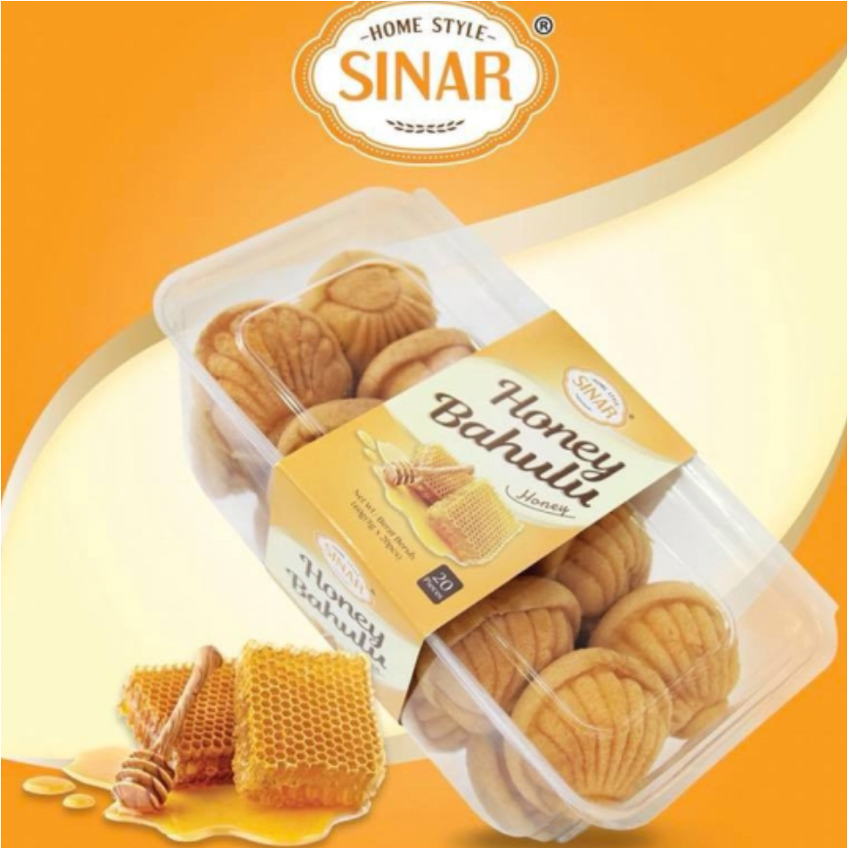 

Sinar Honey Bahulu Bolu Rasa Madu 160gram