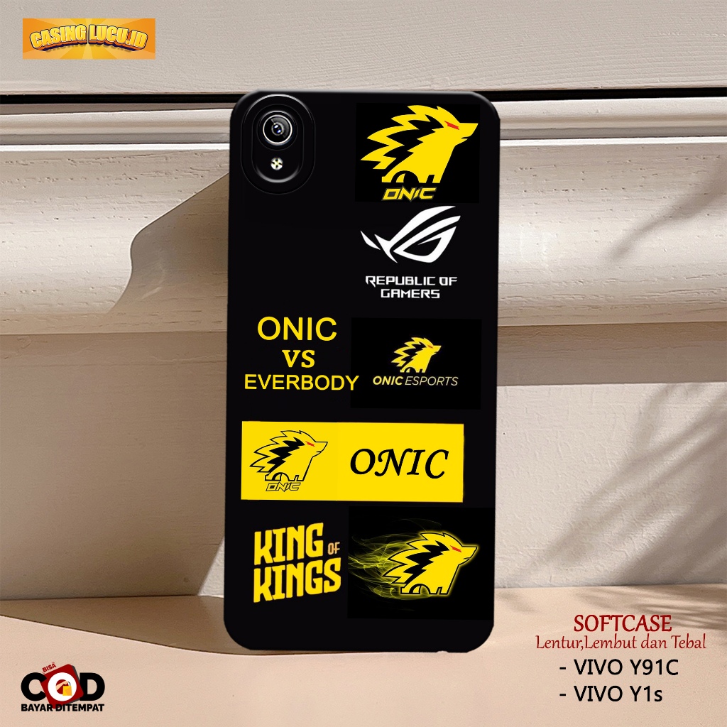 Case Vivo Y91c / Y1s - Fashion Case GAMING  - Casing Hp Vivo Y91c / Y1s - Softcase TPU Pro Camera