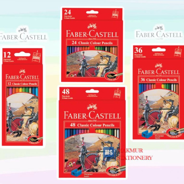 

ART C79J Pensil Warna Faber Castell Panjang Classic 12243648 Warna