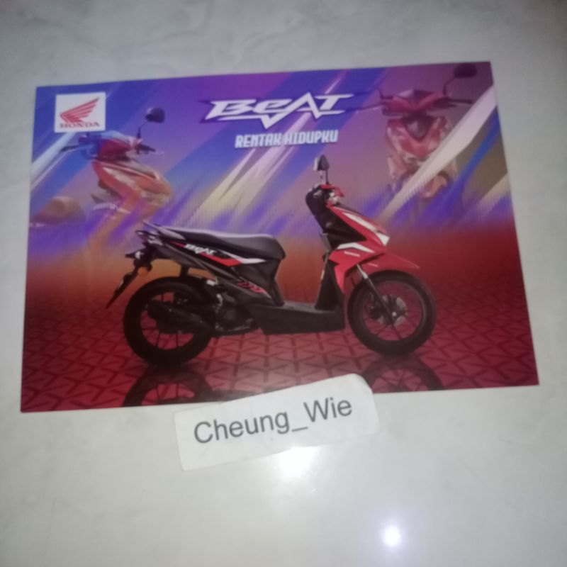 Poster Brosur Honda Beat Led F1 Rentak Hidupku Boon Siew Honda Malaysia
