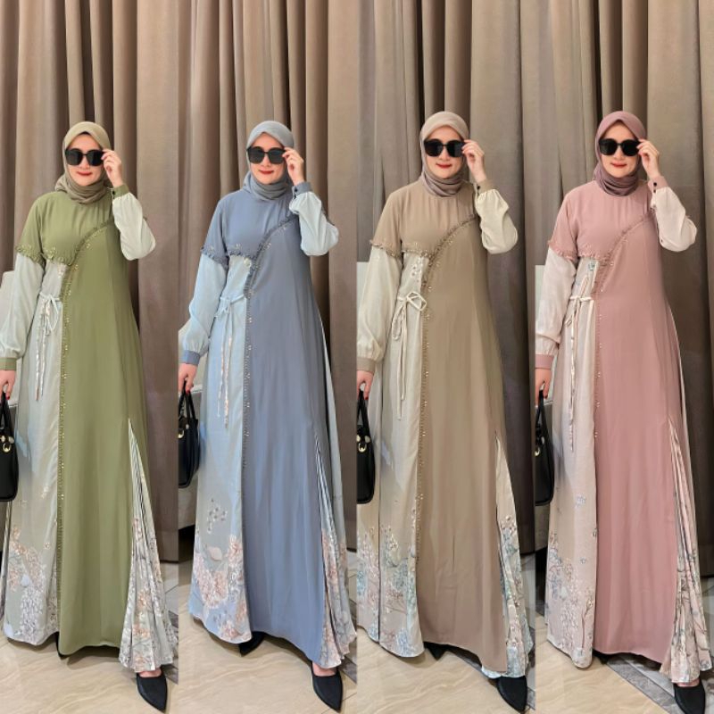 Gazania dress terbaru dari NASYA Gamis original Premium