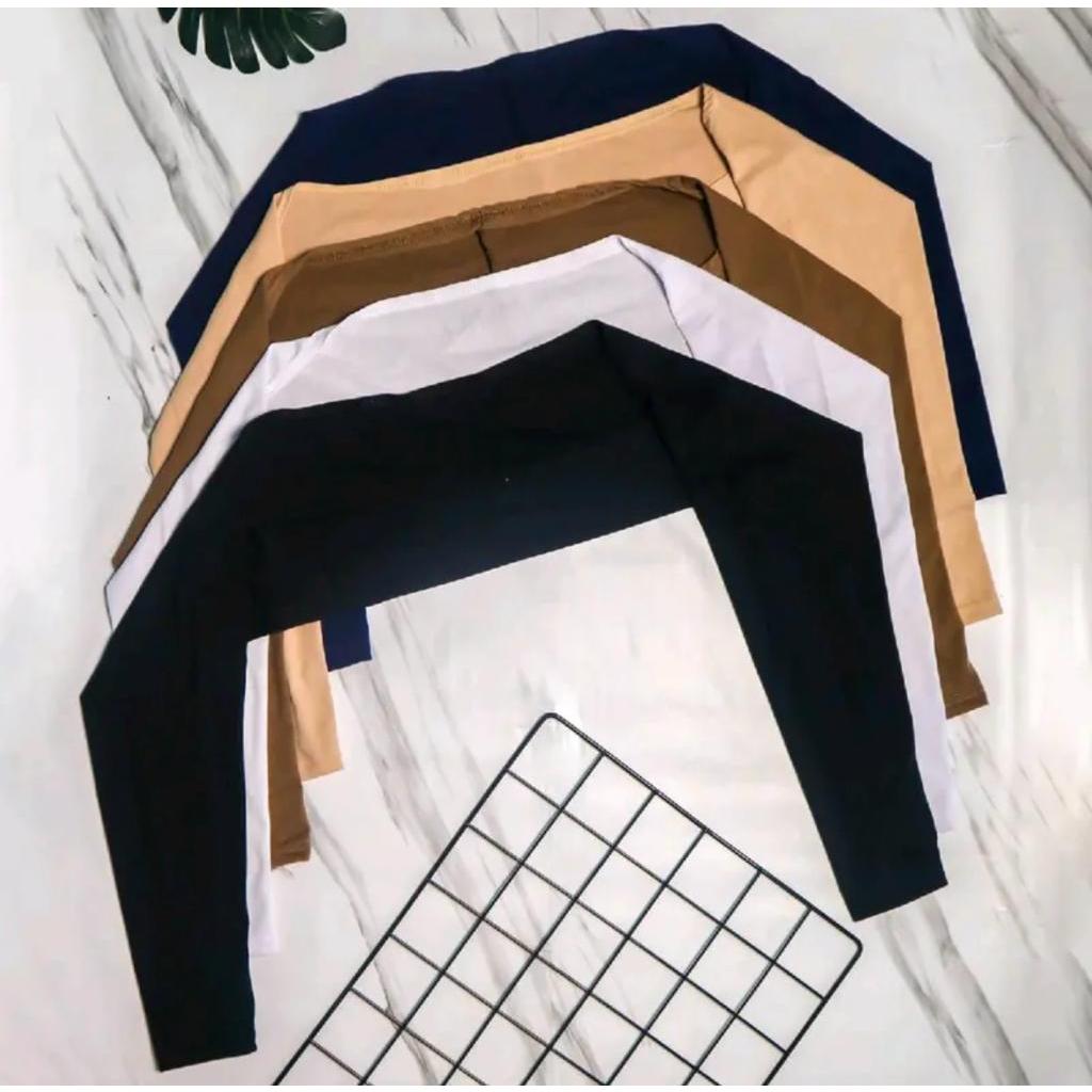 Manset Tangan Tebal Berkualitas/ Manset Tangan Polos/ Sarung Lengan bahan spandex kaos