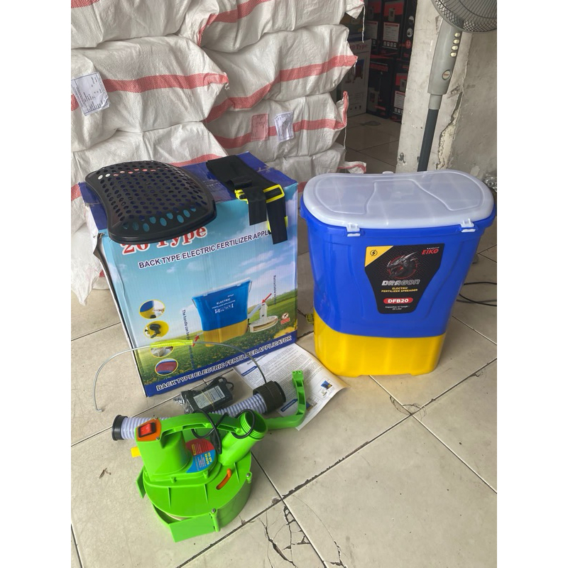 alat kocor pupuk ELEKTRIK fertilizer cair padat