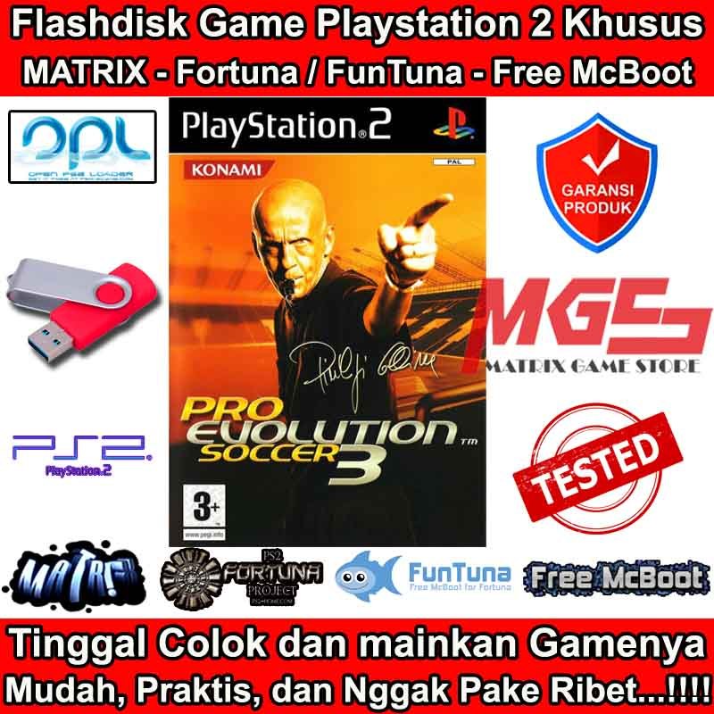 Flashdisk Game PS2 PS 2 PES 3 - Pro Evolution Soccer 3
