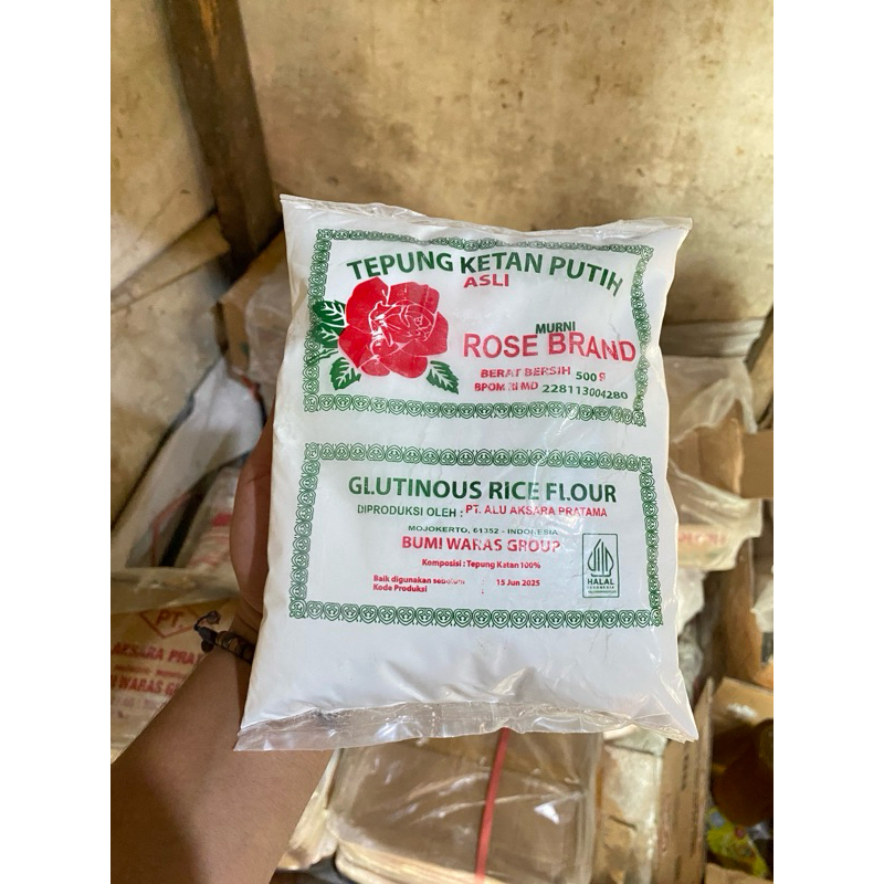 

tepung ketan rose brand 500gr