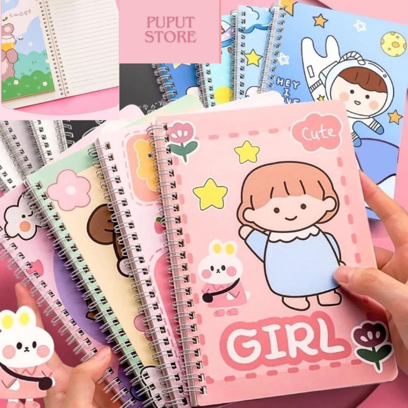 

[PUPUT STORE] READY BUKU HARIAN LUCU A5, NOTEBOOK AESTETIK CUTE A5