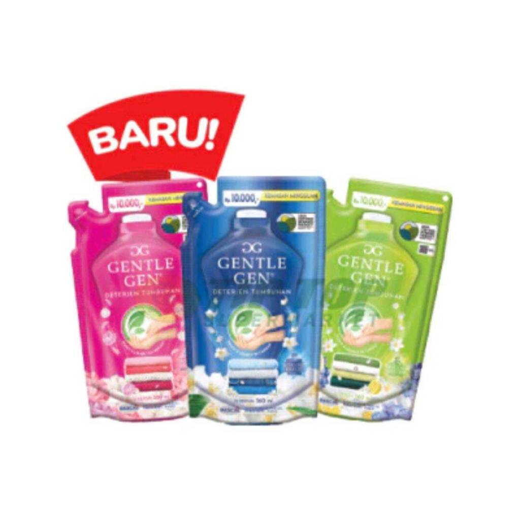 Detergen Gentlegen Pouch / Kemasan Isi ulang / Deterjen Cair
