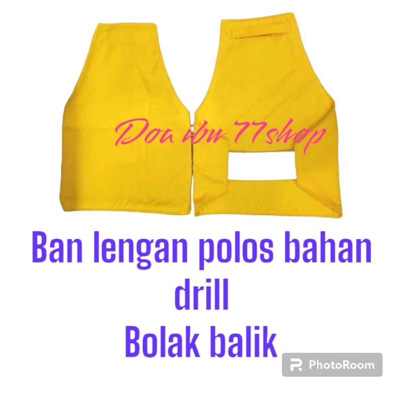 

ban lengan polos bahan drill pake mika/lapisan bahan drill bolak balik