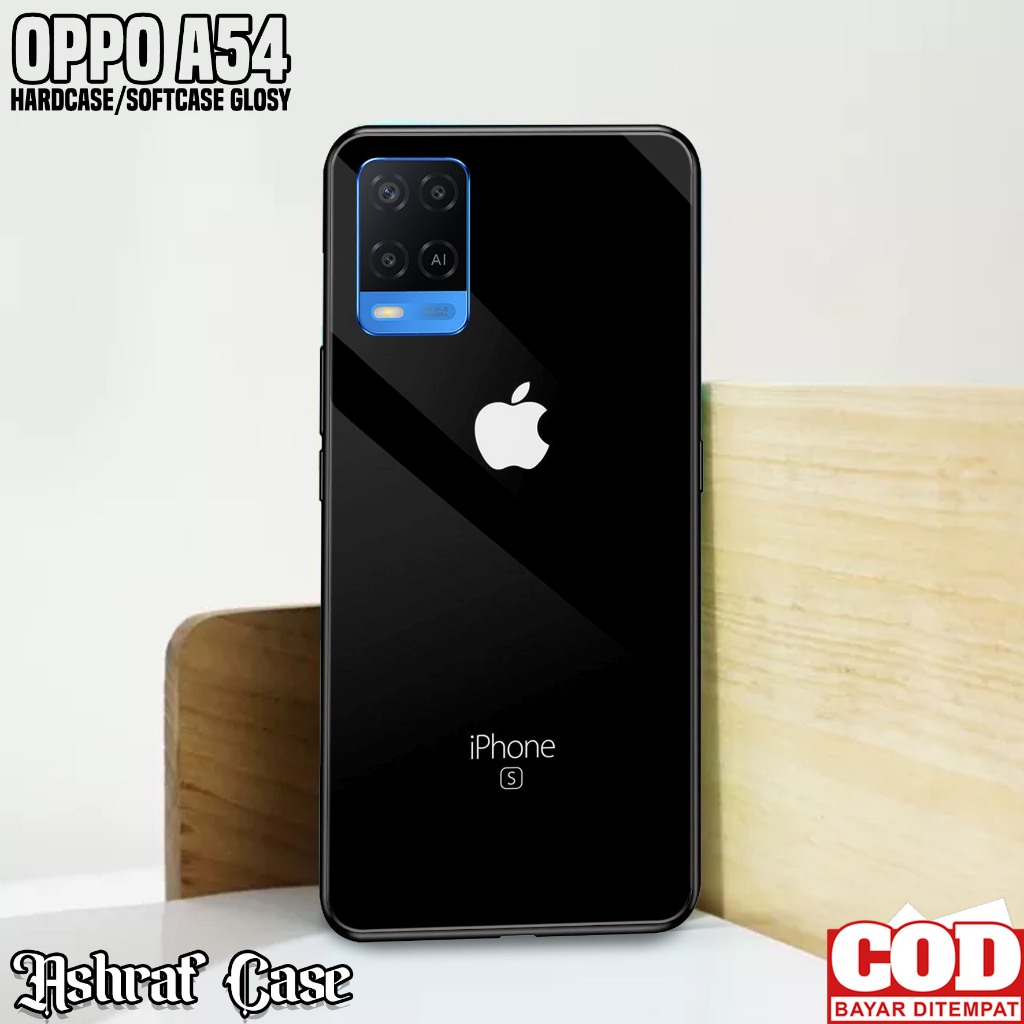 Case OPPO A54 - Casing Hp OPPO A54 ( BRAND ) Silikon Hp OPPO A54 - Softcase Glass Kaca - Kondom Hp O