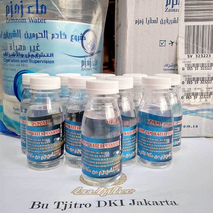 

Air Zamzam / Zam Zam Water Kemasan Botol 80 ml Original Segel