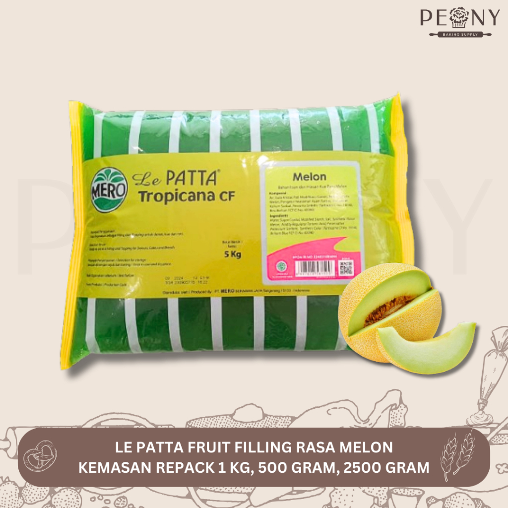 

LE PATTA FRUIT FILLING MELON / SELAI MELON HALUS KEMASAN ECER