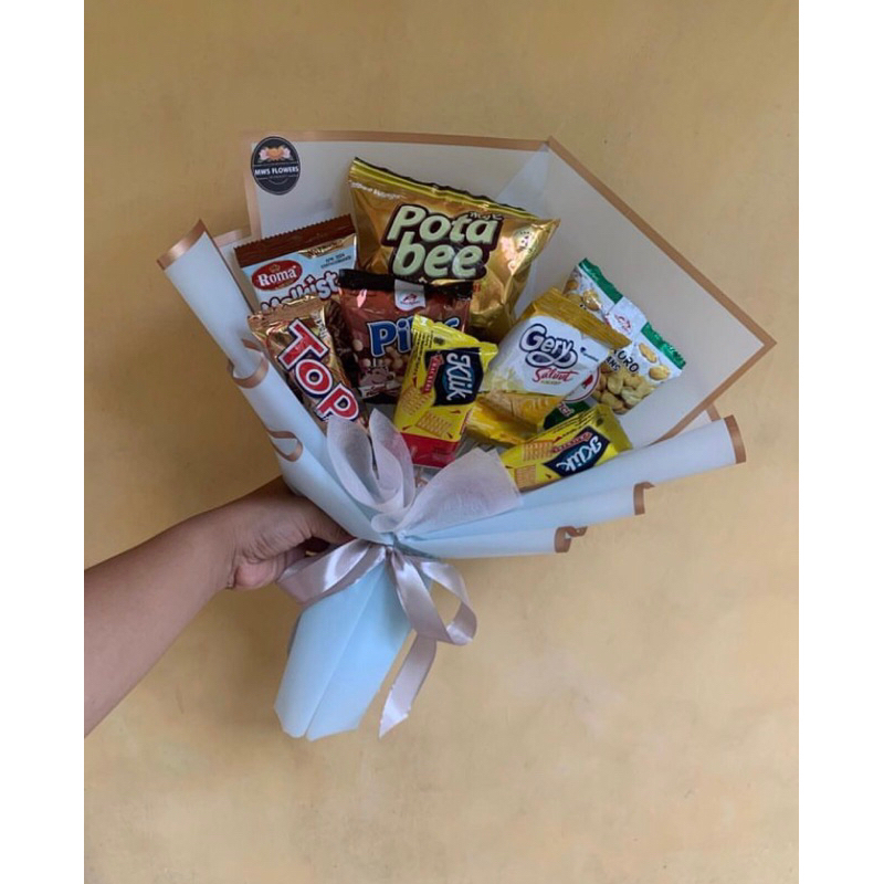 

BUCKET SNACK MURAH / BUKET SNACK / HADIAH WISUDA / BUKET KADO / BUKET MAKANAN