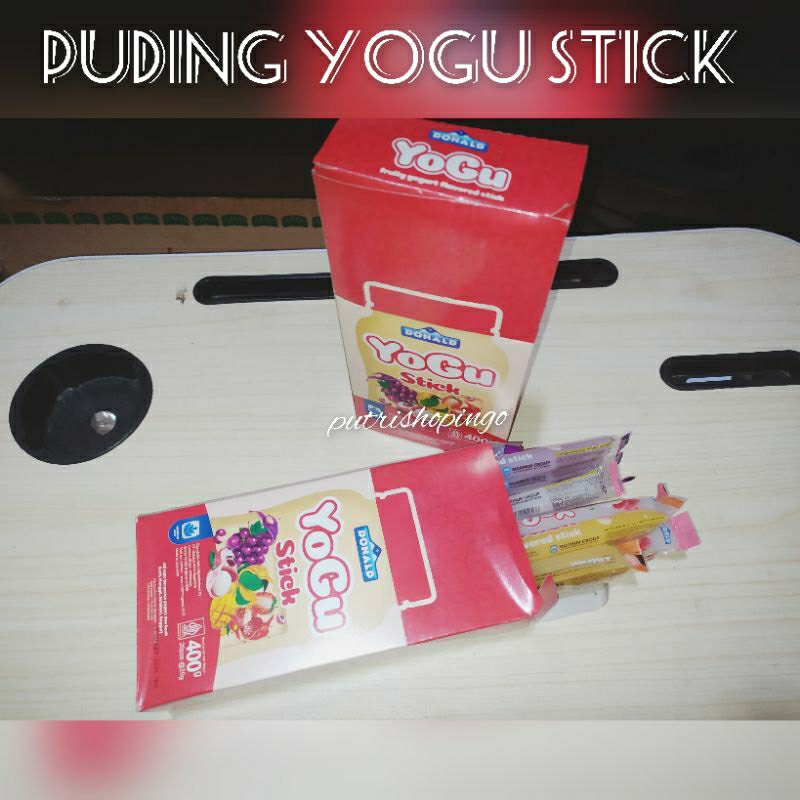 

Puding YoGu Stick Box berat 425 gram isi 20 batang Jajanan kaya Serat sehat