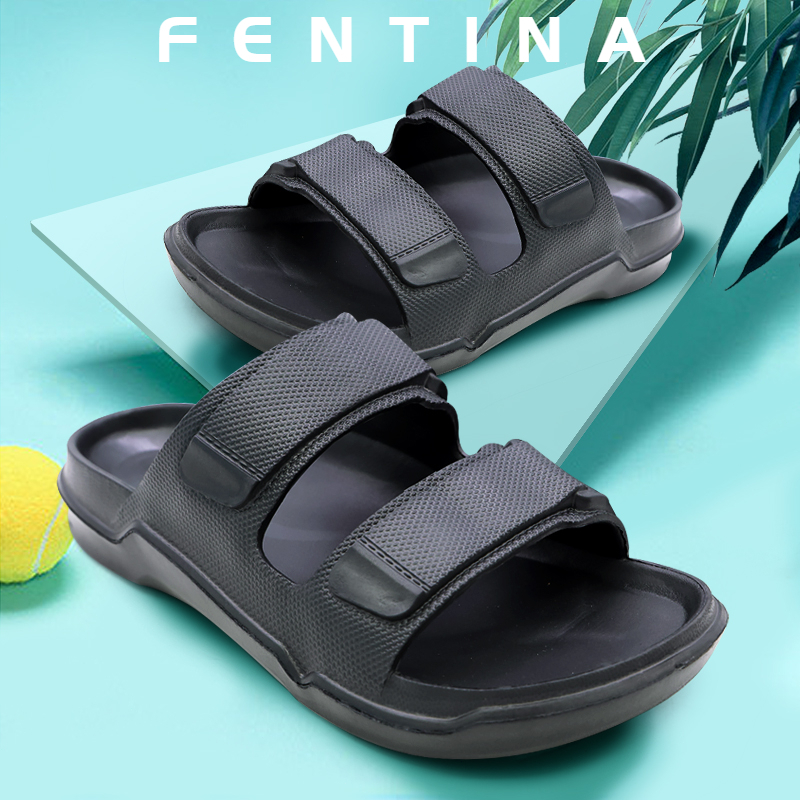 FENTINA Sandal Platform Pria Tinggi Sandal Pria Kekinian Sandal Cowok Pria Sandal Slide Pria Sendal 