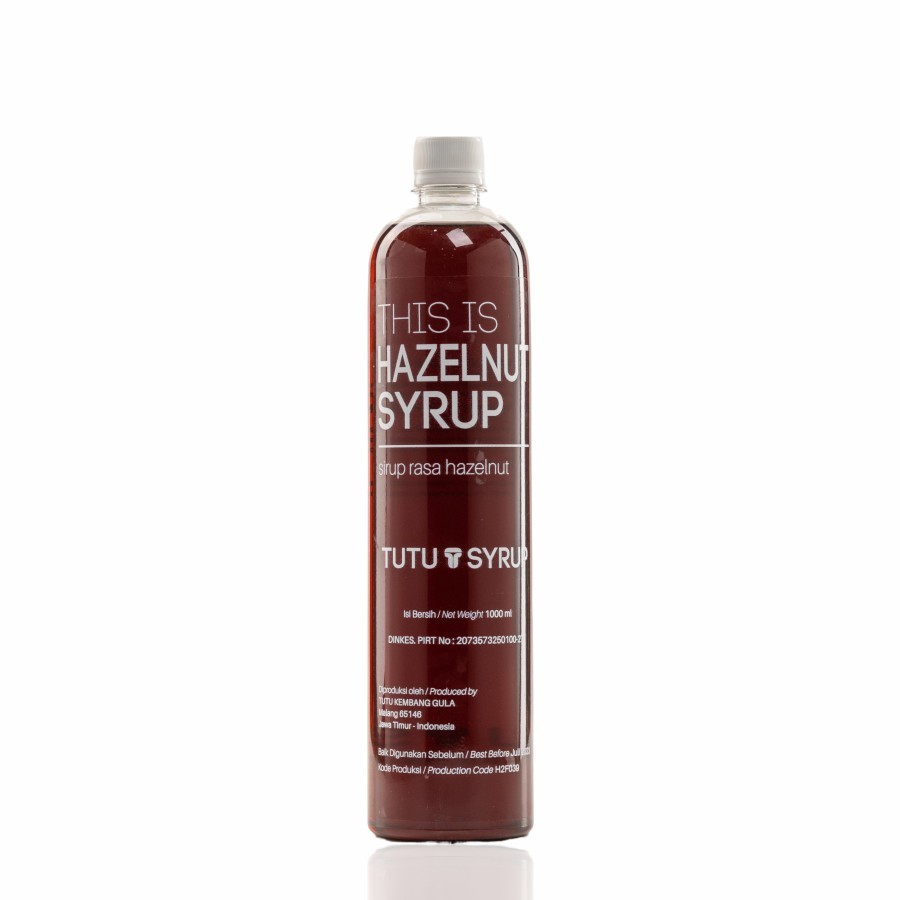 

Tutu Flavors Hazelnut Syrup 1000ml - Sirup Hazelnut