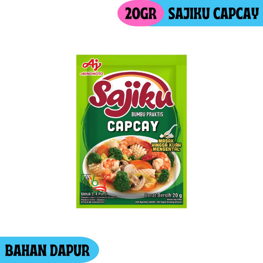 

Sajiku Capcay Bumbu Masak Praktis dari Ajinomoto