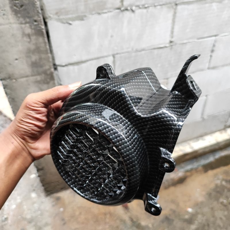 Cover Tutup kipas Beat / Genio 2020 / Scoopy 2021 keyless Carbon Bahan Original Honda