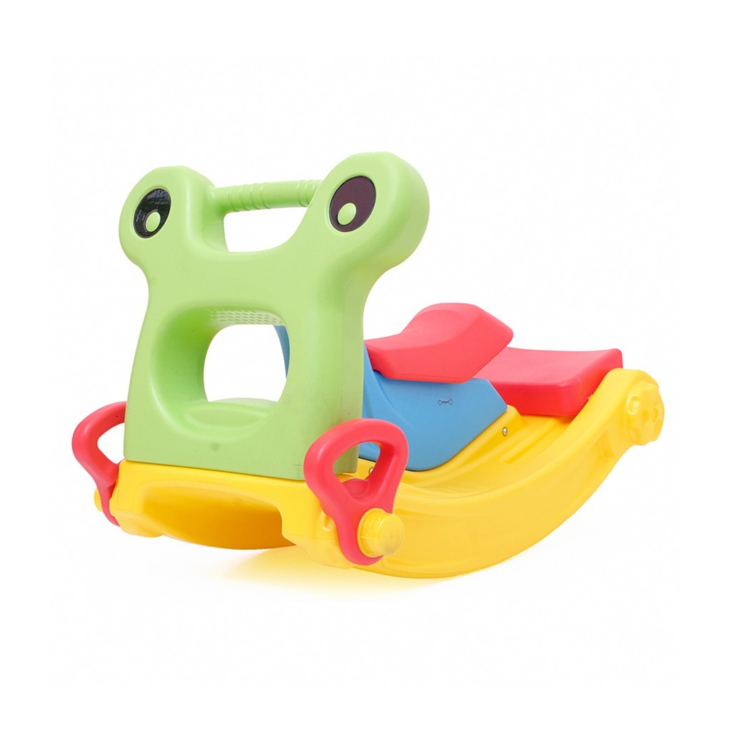 Labeille  KC 502 2in1 Slide Froggy Perosotan Anak + Kuda Kudaan