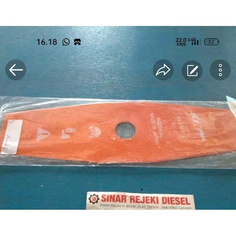 Pisau Potong Rumput Model Panjang 2 Tak BG328 BG 328