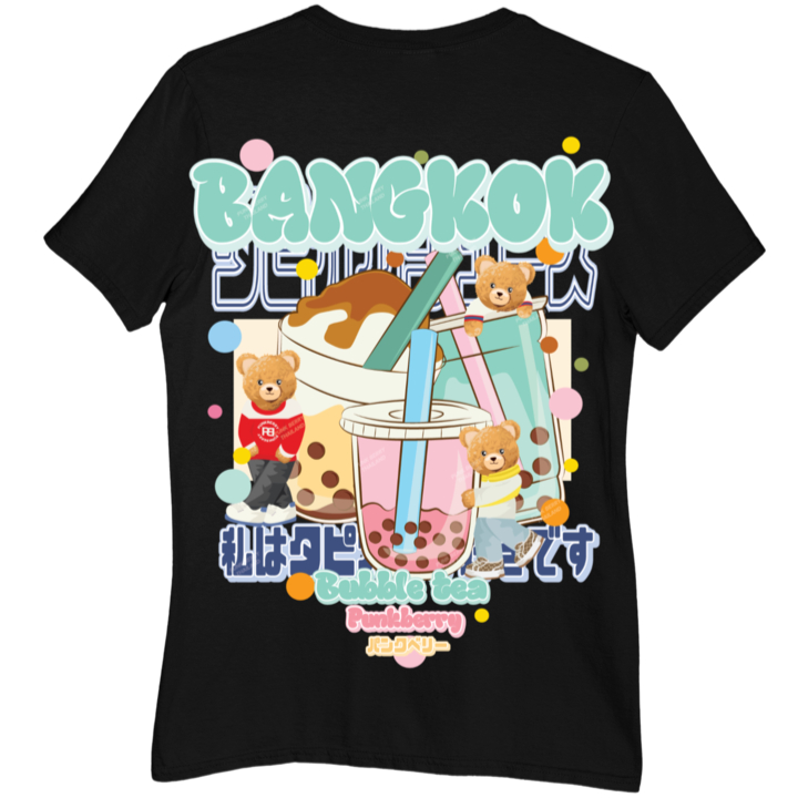 PUNK BERRY ORIGINAL BANGKOK BEAR T SHIRT WANITA / KAOS IMPORT / ATASAN WANITA / T SHIRT