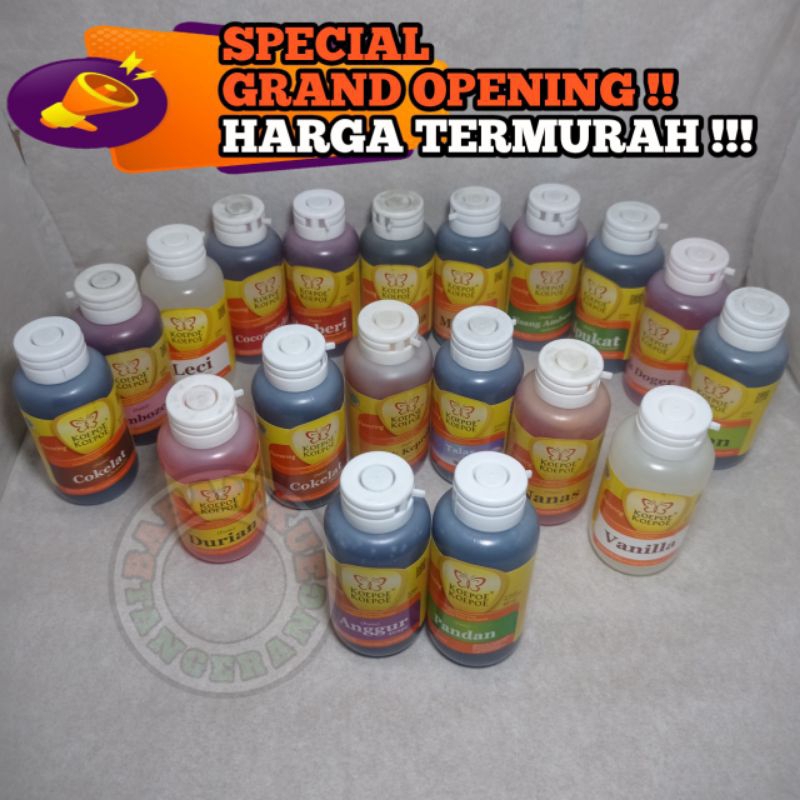 

Pasta koepoe-Koepoe / pasta kupu-kupu 60ml lengkap semua rasa
